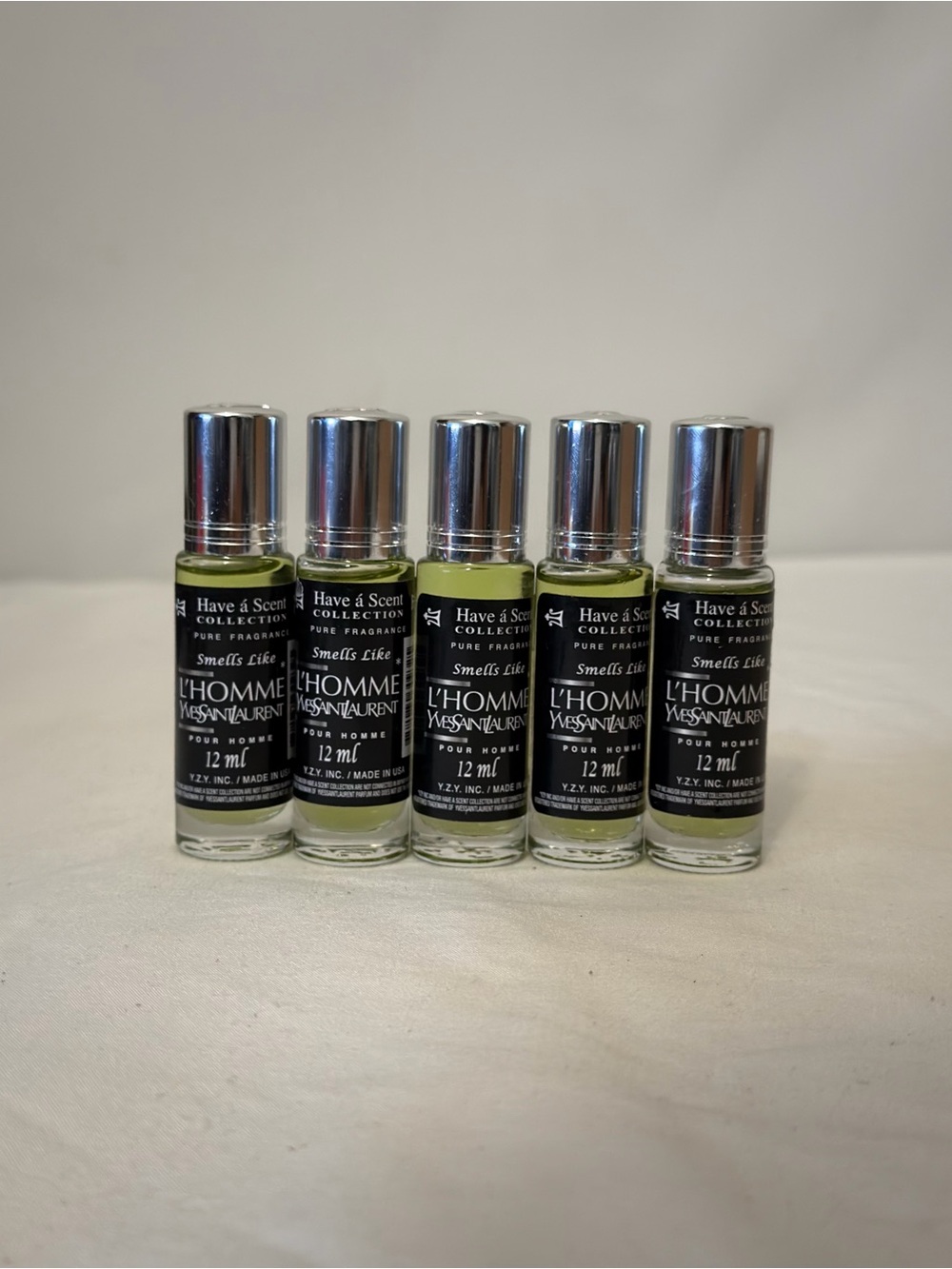 Have a Scent - Yves Saint Laurent L'Homme Type Fragrance Oil Roll-On bundle of 5
